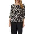 Produktbild: s.Oliver BLACK LABEL Klassische Bluse mit All-Over Print schwarz 40 EU