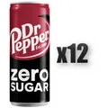 Produktbild: 8435185953711 Napój Gazowany Dr Pepper Zero - Bez Dodatku Cukru w Puszce 0,33 l