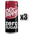 Produktbild: 8435185953711 Napój Gazowany Dr Pepper Zero - Bez Dodatku Cukru w Puszce 0,33 l