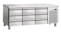 Produktbild: Bartscher Kühltisch Kühlschrank mit 9 Schubladen 1/1GN Kühlung für Gastro-Küche