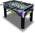 Produktbild: Carromco Kickertisch Arena-XT – Profi Kicker Tischfußball in blauem Design, Tischkicker für fortgeschrittene Spieler, inkl. 4 Kickerbällen, Gewicht 39 kg, robuster Kicker für Kinder & Erwachsene