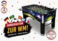 Produktbild: Carromco Kickertisch Arena-XT – Profi Kicker Tischfußball in blauem Design, für fortgeschrittene Spieler, inkl. 4 Kickerbällen, Gewicht 39 kg