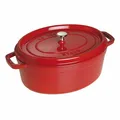 Produktbild: STAUB France Cocotte 33 cm oval 6,7 Liter Gusseisen rot
