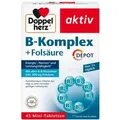 Produktbild: Doppelherz B-komplex + Folsäure Tabletten