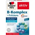 Produktbild: Doppelherz aktiv B-Komplex + Folsäure 45 St