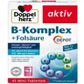 Produktbild: Doppelherz B-Komplex + Folsäure 45 Tabletten