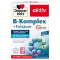 Produktbild: Doppelherz B-Komplex DEPOT mit Folsäure - B-Vitamine als Beitrag für die normale Funktion des Nervensystems und den normalen Energiestoffwechsel - 45 Tabletten