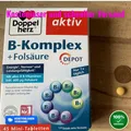 Produktbild: Doppelherz B-Komplex DEPOT mit Folsäure, B-Vitamine für stoffwechsel, 45 St