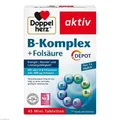 Produktbild: 2x DOPPELHERZ B-Komplex+Folsäure Tabletten 45 ST