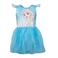 Produktbild: Disney Die ELSA Kinder Tüllkleid Sommerkleid Kleid 104-134 Mädchen, Bekleidungsgröße: 128/134, Farbe: Blau