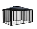 Produktbild: CANOPIA by Palram Pavillon wasserdicht Ledro4300 Gartenpavillon stabil und Winterfest 3x4.3 m Alu Grau