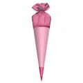 Produktbild: Roth Schultüte Stoffbezug mit Satinschleife in Rosa, 70cm, rund, zum Aufbügeln