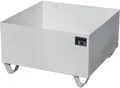 Produktbild: Bauer Auffangwanne VAW-1, L 800 B x 800 x H 465 mm, bis 210 l, Edelstahl, unterfahrbar