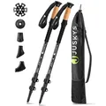 Produktbild: Nordic Walking Wanderstock Paar Aluminium Teleskop mit Zubehör - Wie Neu