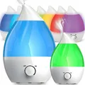 Produktbild: Aroma Diffusor Ultraschall 7 Farbige LED Beleuchtung Luftbefeuchter Öle RGB Reto