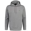 Produktbild: Gant Sweatshirt Herren Sweatshirt Baumwolle REGULAR SHIELD HOODIE grau M (50)