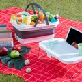 Produktbild: InnovaGoods Faltbarer Picknickkorb mit Tisch-Deckel Pickning (45342221)