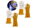Produktbild: STAHLWERK Arbeitshandschuhe Schweißerhandschuhe Schutzhandschuhe 2er Set (Set, 2-St., Set) feuerbeständig, hitze- und feuerbeständig