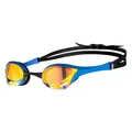 Produktbild: ARENA Herren Damen Unisex Schwimmbrille Cobra Ultra Swipe Mirror, Farbe:Blau, Artikel:-370 yellow copper/blue - Indoor