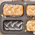 Produktbild: Backform Backblech Zopfform 4 Mini-Hefezöpfe +Rezept Oster-Zopf-Brote Birkmann