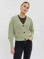 Produktbild: Vero Moda Strickjacke VMLEA LS V-NECK CUFF CARDIGAN NOOS Rippstrick