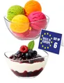 Produktbild: Premium Glas Dessertschalen Set 6, 215ml BLEI FREI Dessertgläser, Stabelbare Glasschalen, Dessertbecher, Puddingschalen, Dessert Schalen Glas, Obst Servierschalen, Soßenschalen, Dessert Bowls