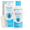 Produktbild: Health Press Anti-Läuse-Shampoo – 200 ml Vorteilspackung – Läuse Shampoo inkl. Läusekamm – Läuseshampoo Familienpackung für Erwachsene, Kinder – In EU zugelassenes Medizinprodukt in Apothekenqualität