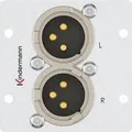 Produktbild: Kindermann Anschlussblende Audio XLR (7444000578)
