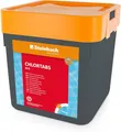 Produktbild: Steinbach Chlortabs 20 g, 5 kg | schnelllösliche Chlortabletten zur Schwimmbaddesinfektion | pH-neutral & rückstandsfrei | für Erstdosierung & Dauerdosierung | für alle Wasserhärten geeignet