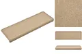 Produktbild: Treppenmatte Stufenmatte Treppenteppich Stufenteppich 15 Stk. 65x25 Cm Taupe