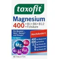 Produktbild: taxofit Magnesium 400, 45 Tabletten, Magnesiumkomplex+B1+B6+B12+Folsäure, 400mg