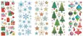 Produktbild: Folia Sticker Weihnachten, 153 Stück