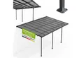 Produktbild: Juskys Terrassendach Borneo, BxT: 556x300 cm, 5,5x3 m, Regen- und Sonnenschutz, lichtdurchlässig, UV-Schutzfolie