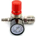 Produktbild: Druckregler Luftkompressor Ventil Manometer Druckschalter 1/4 Zoll 175PSI 12Bar