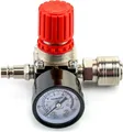 Produktbild: Druckregler Luftkompressor 1/4 Standard 175PSI mit Manometer Druckminderer Auto