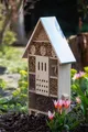Produktbild: CULT at home Insektenhotel groß XXL stehend - Insektenhaus Gesamthöhe 77 cm - Hummelhaus, Material:Holz, Color:braun