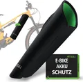 Produktbild: E Bike Akku Schutzhülle 30-54cm Transportschutz Kälte Schmutz erhöht Laufzeit Schwarz