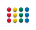 Produktbild: Zeller Present Magnet Zeller 11199 Magnete 2cm rund farbsortiert - 12 St