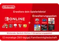 Produktbild: Nintendo NSO plus Expansion Pack 365 days Family - [Multiplattform]