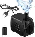 Produktbild: Mini Wasserpumpe Tauchpumpe Ultra-leise 600L/H 10W 1,5m Kabel für Aquarium Teich