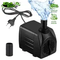 Produktbild: Mini Wasserpumpe 600L H Ultra Leise Aquarienpumpe 1,5m