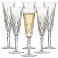 Produktbild: & Nachtmann 6teiliges SektgläserSet, Kristallglas, 140 ml, Palais, 00929530