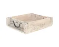 Produktbild: Novaliv Aufbewahrungsbox 30812-2x (2 St), Novaliv Holzkiste Vintage Weiß 30 x 25 x 8 cm Alte Ziegelform Holz Gro