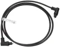 Produktbild: Goobay 41592 Toslink Kabel mit 90° Stecker (360° drehbare Stecker), 1 Meter, Lichtwellenleiterkabel beidseitig abgewinkelt, Digitales Audiokabel mit bester Audioqualität