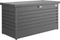 Produktbild: Biohort LeisureTime Box 130, Aufbewahrungsbox, Grau, Metallisch, Rechteckig, Galvanisiertes Stahl, Einfarbig, Draußen