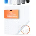 Produktbild: Duschmatte rutschfest Sensitiv 53x53 cm - INKL 2 Haken - Badewannenmatte ruts...