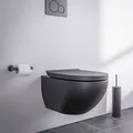 Produktbild: Wand-WC Bernstein E-9030 spülrandlos mit Soft-Close-Deckel Schwarz matt