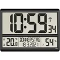 Produktbild: TFA - Dostmann 60.4520.01 Funk Wanduhr 360 mm x 28 mm x 235 mm Schwarz Großes Display