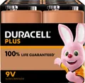 Produktbild: Duracell Batterie Alkaline, E-Block, 6LR61, 9V Plus, Extra Life, Retail Blister 