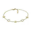 Produktbild: Fossil Armband Für Frauen Val, Länge: 6.5In - 7.5In Gold-Edelstahl-Armband, JF04022710